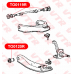 TO0120R VTR Сайлентблок нижнего рычага передней подвески