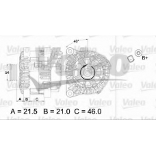 437457 VALEO Генератор