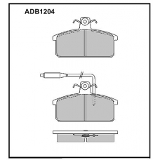 ADB1204 Allied Nippon Тормозные колодки