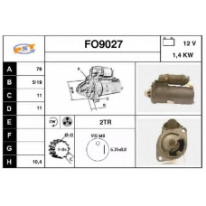 FO9027 SNRA Стартер