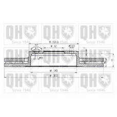 BDC5169 QUINTON HAZELL Тормозной диск