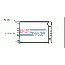 3302901 KUHLER SCHNEIDER Радиатор, охлаждение двигател