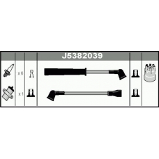 J5382039 NIPPARTS Комплект проводов зажигания