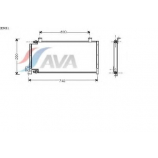 JE5011 AVA Конденсатор, кондиционер