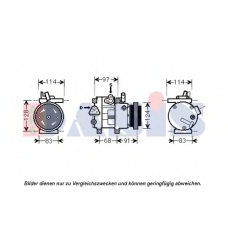 851947N AKS DASIS Компрессор, кондиционер