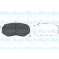 KBP-4524 KAVO PARTS Комплект тормозных колодок, дисковый тормоз