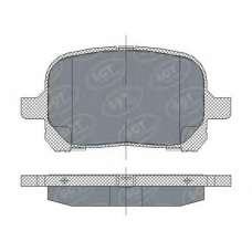 SP 274 SCT Комплект тормозных колодок, дисковый тормоз