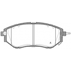 BPA1137.02 OPEN PARTS Комплект тормозных колодок, дисковый тормоз