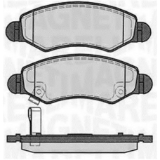 363916060450 MAGNETI MARELLI Комплект тормозных колодок, дисковый тормоз