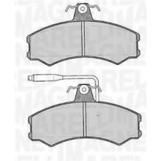 363916060175 MAGNETI MARELLI Комплект тормозных колодок, дисковый тормоз