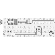 BWL3027 BORG & BECK Сигнализатор, износ тормозных колодок