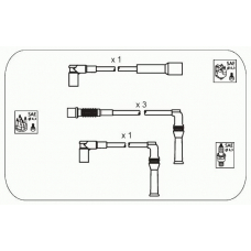CPS17 JANMOR Комплект проводов зажигания