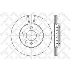 6020-4758V-SX STELLOX Тормозной диск