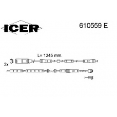 610559 E ICER Сигнализатор, износ тормозных колодок