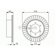 0 986 479 385 BOSCH Тормозной диск