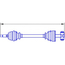 22805 SERCORE Приводной вал