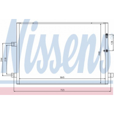 94787 NISSENS Конденсатор, кондиционер