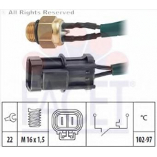 7.5066 FACET Термовыключатель, вентилятор радиатора