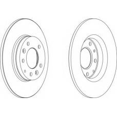 DDF1500-1 FERODO Тормозной диск