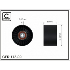 173-99 CAFFARO Паразитный / ведущий ролик, поликлиновой ремень