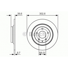 0 986 479 C28 BOSCH Тормозной диск