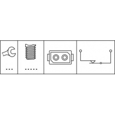 6DF 006 095-001 HELLA Выключатель фонаря сигнала торможения
