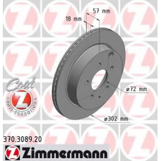 370.3089.20 ZIMMERMANN Тормозной диск