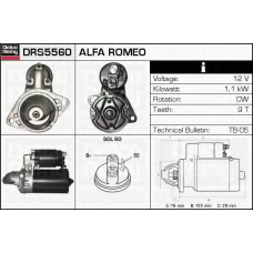 DRS5560 DELCO REMY Стартер