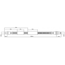 VBJ258 MOTAQUIP Тормозной шланг