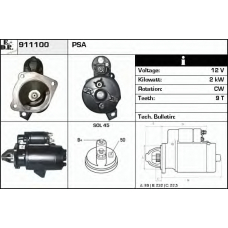 911100 EDR Стартер