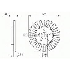 0 986 479 899 BOSCH Тормозной диск