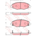 GDB7702 TRW Комплект тормозных колодок, дисковый тормоз