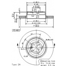 BS 8497 BRECO Тормозной диск