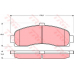 GDB1059 TRW Комплект тормозных колодок, дисковый тормоз