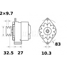 MG 530 MAHLE Генератор