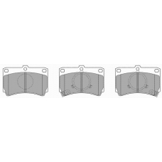 FBP-0537 FREMAX Комплект тормозных колодок, дисковый тормоз