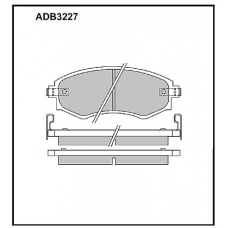 ADB3227 Allied Nippon Тормозные колодки