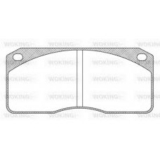 JSA 3783.00 WOKING Комплект тормозных колодок, дисковый тормоз