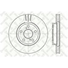 6020-4539V-SX STELLOX Тормозной диск