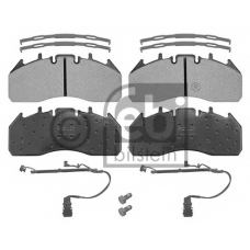 16690 FEBI Комплект тормозных колодок, дисковый тормоз