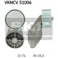 VKMCV 51006 SKF Паразитный / ведущий ролик, поликлиновой ремень