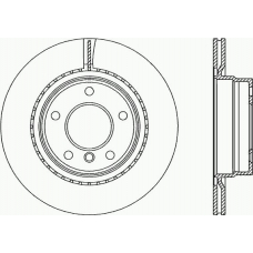 BDR2334.20 OPEN PARTS Тормозной диск