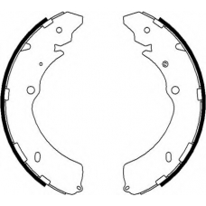 8DB 355 022-071 HELLA PAGID Комплект тормозных колодок