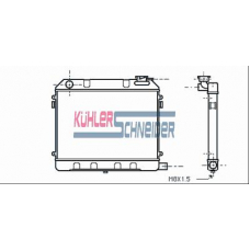 0600301 KUHLER SCHNEIDER Радиатор, охлаждение двигател