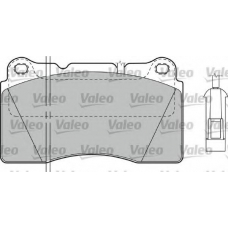 598309 VALEO Комплект тормозных колодок, дисковый тормоз