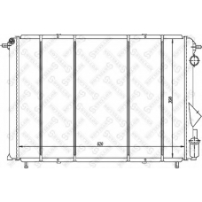 10-25231-SX STELLOX Радиатор, охлаждение двигателя