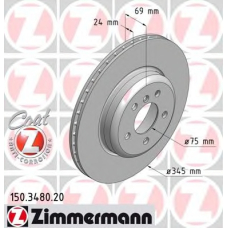 150.3480.20 ZIMMERMANN Тормозной диск