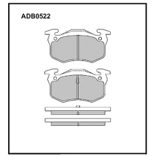 ADB0522 Allied Nippon Тормозные колодки