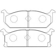 PN-9117 JNBK Колодки тормозные