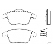 MDK0234 MINTEX Комплект тормозов, дисковый тормозной механизм